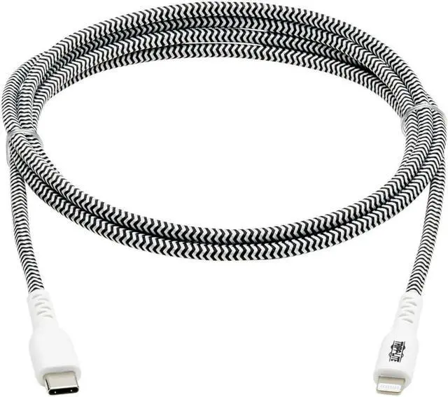 Alt view image 2 of 10 - Tripp Lite Heavy-Duty Usb-C To C94 Lightning Cable (M/M) 10 Ft.