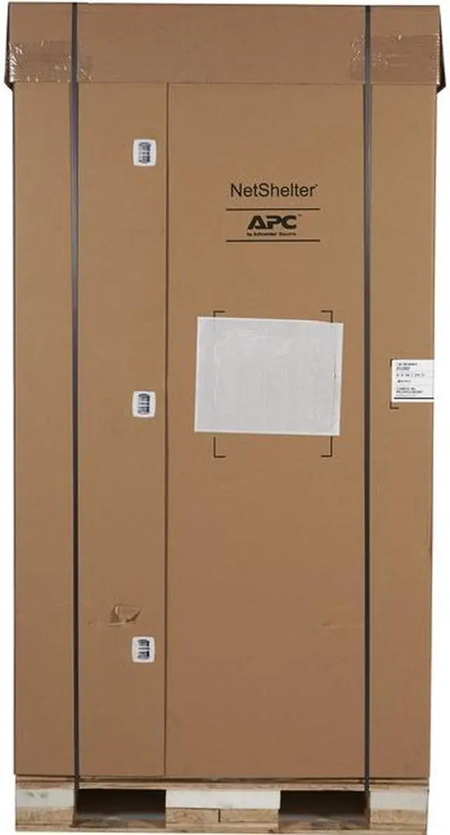 Alt view image 7 of 8 - APC NetShelter SX, Server Rack Enclosure, 42U, Shock Packaging, 2000 lbs, Black, 1991H x 600W x 1200D mm