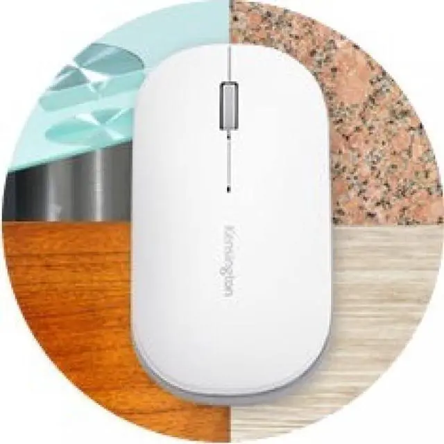 Alt view image 5 of 15 - KENSINGTON COMPUTER K75353WW SURETRACKDUAL WIRELESS MOUSE - WHITE