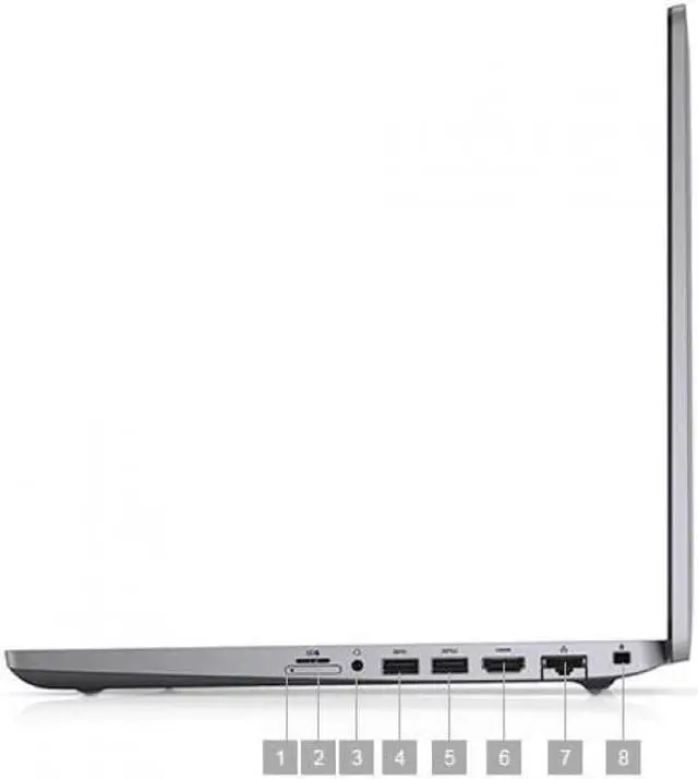 Alt view image 4 of 9 - Dell Latitude 5411 14" Full HD Laptop i5-10400H 8GB 256GB SSD Windows 10 Pro