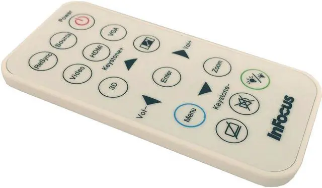 Alt view image 4 of 6 - InFocus Replacement Remote for Select InFocus Projectors