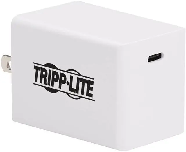 Main image of Tripp Lite 60W Compact USB-C Wall Charger - GaN Technology USB-C Power Delivery 3.0