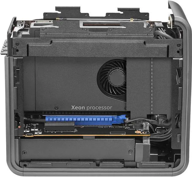 Alt view image 3 of 20 - Intel NUC 9 Pro NUC9V7QNX Workstation - Core i7 i7-9850H - Intel UHD Graphics 630 - Serial ATA/600 Controller - 0, 1 RAID Levels - Intel Optane Memory Ready - Gigabit Ethernet - Wireless LAN