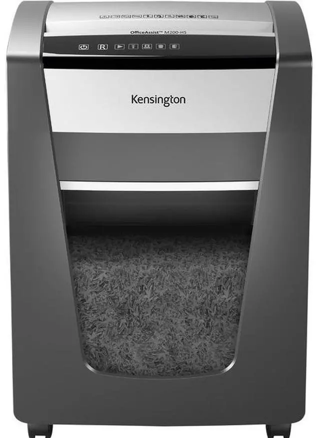 Alt view image 4 of 20 - Kensington - K52078AM - Kensington OfficeAssist Shredder M200-HS Anti-Jam Micro Cut - Continuous Shredder - Micro Cut -