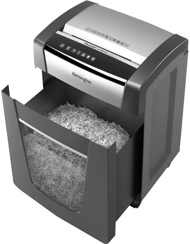 Alt view image 8 of 20 - Kensington - K52078AM - Kensington OfficeAssist Shredder M200-HS Anti-Jam Micro Cut - Continuous Shredder - Micro Cut -