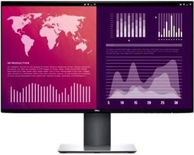 Alt view image 7 of 20 - Dell 23.8" 60 Hz IPS FHD Height Adjustable IPS Monitor 8 ms D-Sub, HDMI, DisplayPort, USB-C UltraSharp U2421HE