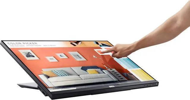 Alt view image 6 of 19 - Dell P2418HT Black 24" 10-Point Touch Touchscreen Monitor 250 cd/m2 DCR 8,000,000:1 (1,000:1)