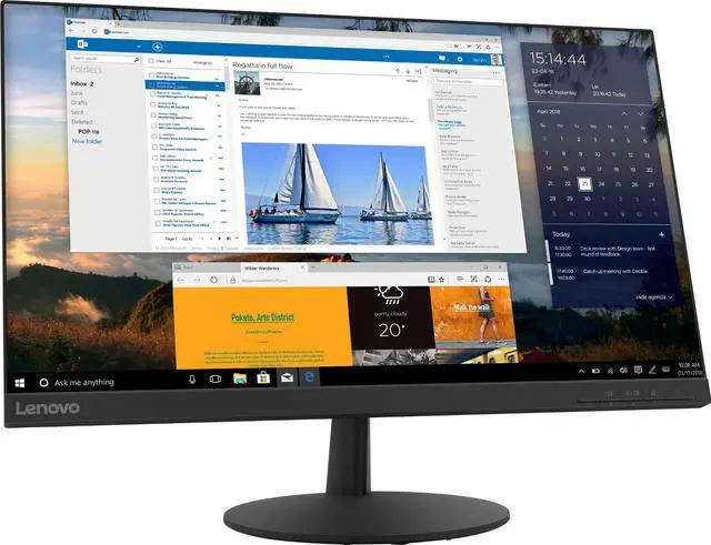 Alt view image 3 of 6 - Lenovo 27" 75 Hz IPS QHD IPS Monitor 6 ms AMD FreeSync HDMI, DisplayPort L27q-30 65FCGCC1US