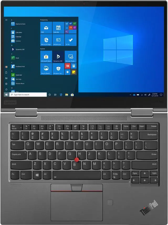 Alt view image 8 of 11 - Lenovo ThinkPad X1 20UB001FUS 14" Touchscreen Laptop i5-10210U 8GB 256GB SSD