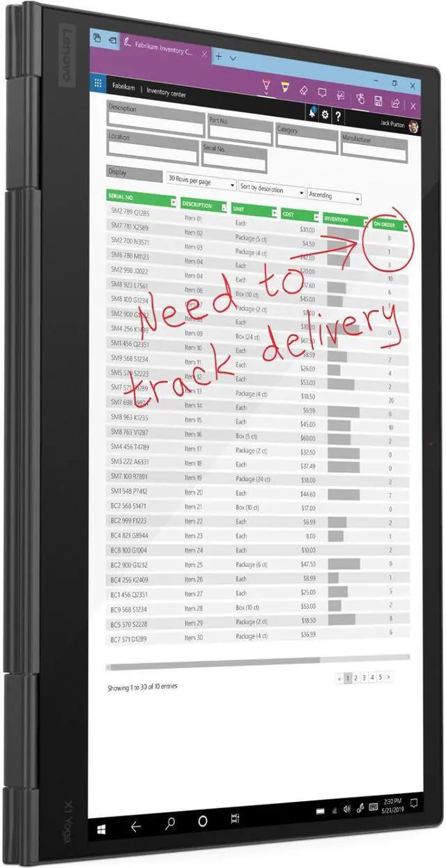 Alt view image 9 of 12 - Lenovo ThinkPad X1 Yoga 20UB0015US 14" Touchscreen Laptop i7-10610U 16GB 512GB