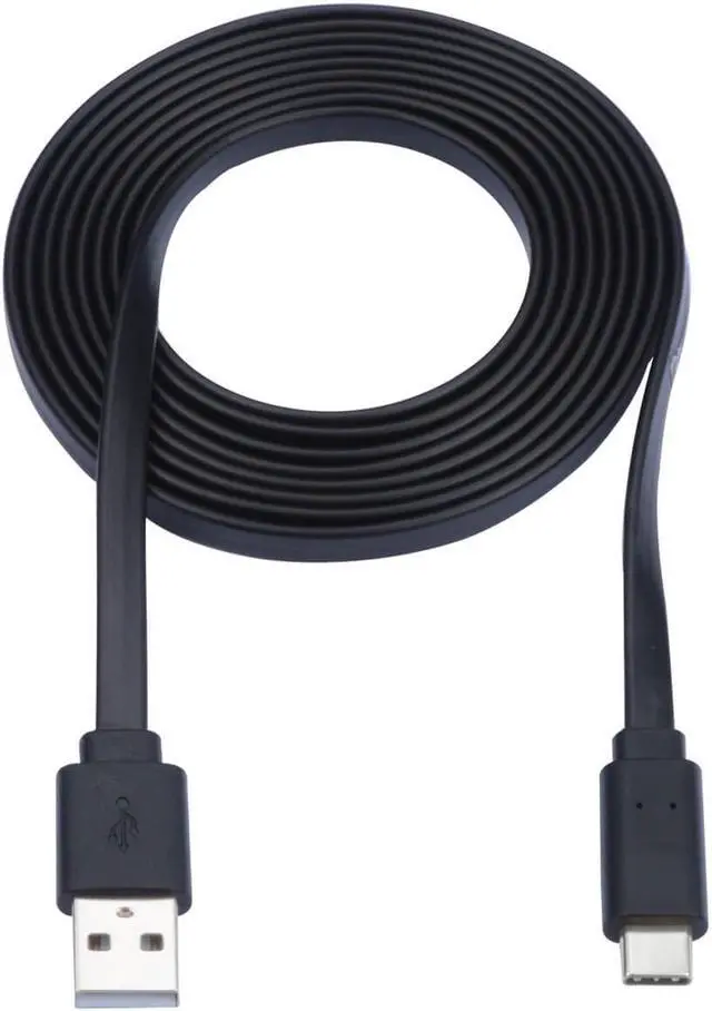 Main image of Tripp Lite USB-A to USB-C Flat Cable (M/M) Black 3 ft. (0.9 m)