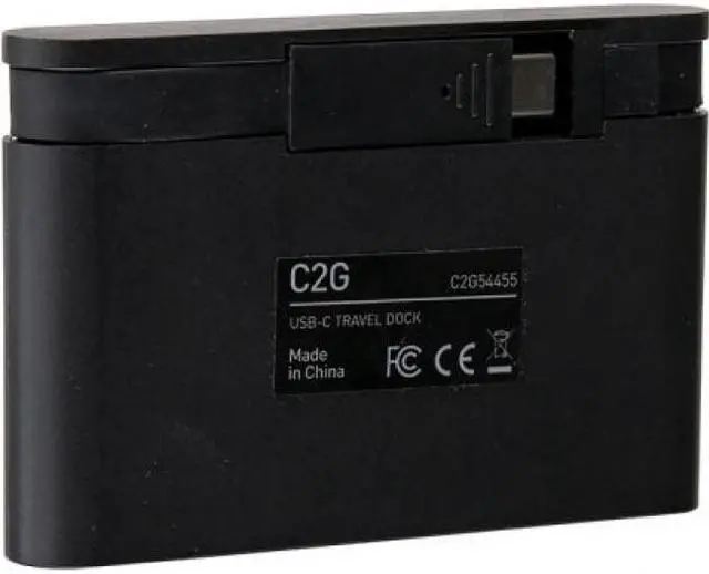 Alt view image 3 of 13 - C2G USB C Dock with HDMI USB Ethernet USB C & Power Delivery up to 100W C2G54455