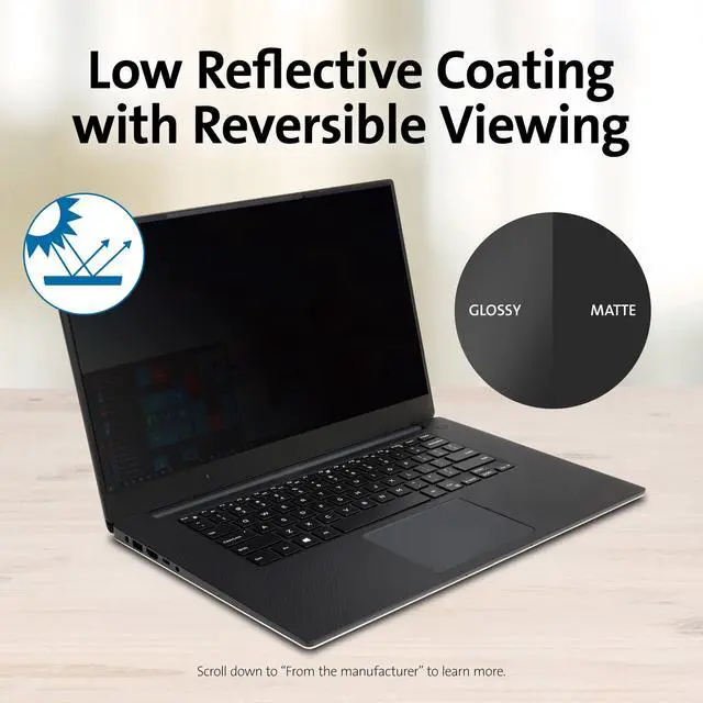 Alt view image 6 of 16 - Kensington MagPro Privacy Screen Filter K58351WW