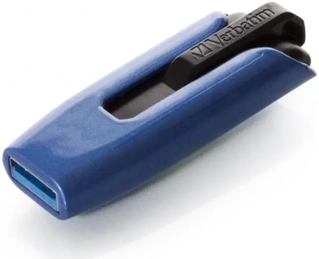 Alt view image 8 of 11 - Verbatim Store 'n' Go 64 GB USB 3.0 Flash Drive - Blue