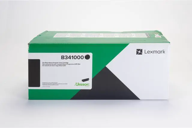 Alt view image 2 of 13 - Lexmark B341000 Laser Toner Cartridge Black in Retail Packaging