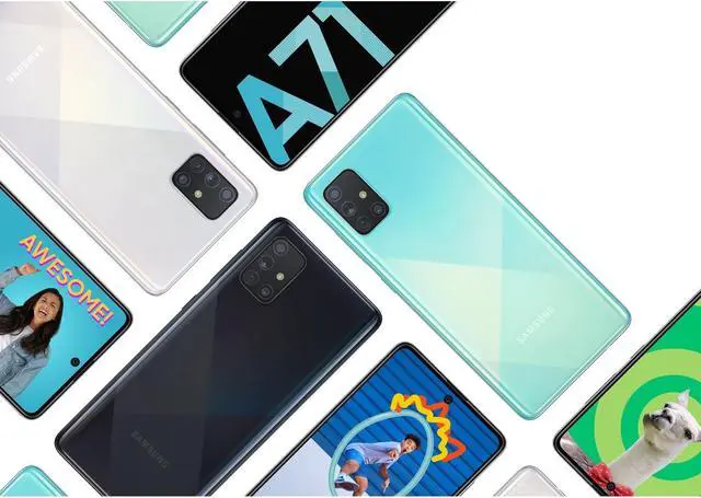 Alt view image 6 of 9 - Samsung Galaxy A71 5G Unlocked, 6.7" AMOLED Screen, 128GB of Storage, Long Lasting Battery, Single SIM, US Version, Black