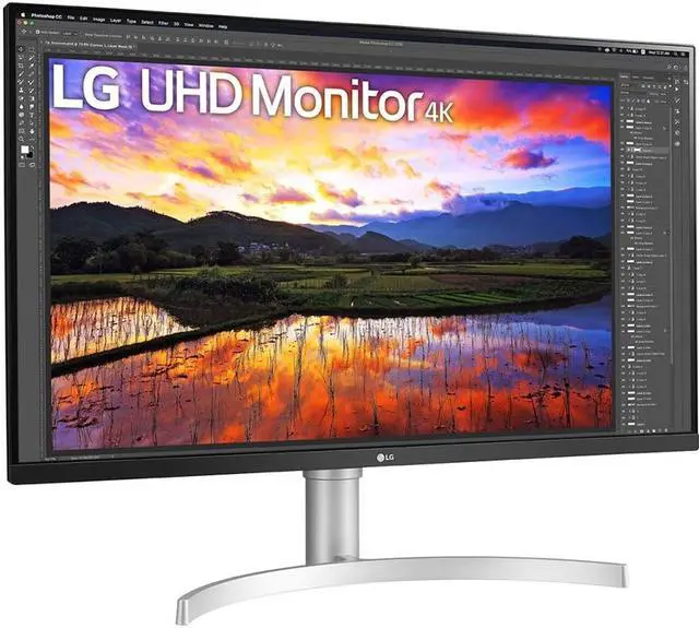 Alt view image 6 of 11 - LG 31.5" HDR10 IPS UHD 4K Monitor (3840 x 2160) with DCI-P3 95% (Typ.), AMD FreeSync, Dynamic Action Sync, Black Stabilizer, MAXX Audio & Ergonomic Design