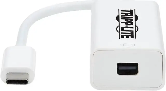 Alt view image 3 of 19 - Tripp Lite U444-06N-MDP8W Mini DisplayPort/USB-C A/V Adapter U44406NMDP8W