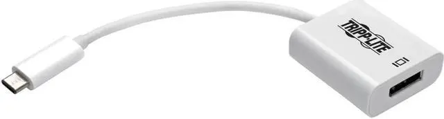 Alt view image 2 of 10 - Tripp Lite U444-06N-DP8W DisplayPort/USB-C A/V Adapter U44406NDP8W