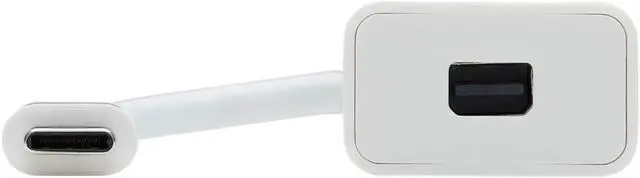 Alt view image 2 of 19 - Tripp Lite U444-06N-MDP8W Mini DisplayPort/USB-C A/V Adapter U44406NMDP8W