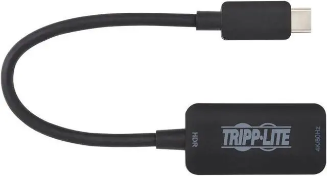 Alt view image 6 of 20 - Tripp Lite U444-06N-HDR-B HDMI/USB-C Audio/Video Adapter U44406NHDRB