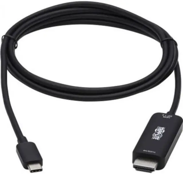 Alt view image 3 of 10 - Tripp Lite U444-006-Hdr4be Usb-C To Hdmi Adapter Cable M/M Black 6 Ft.