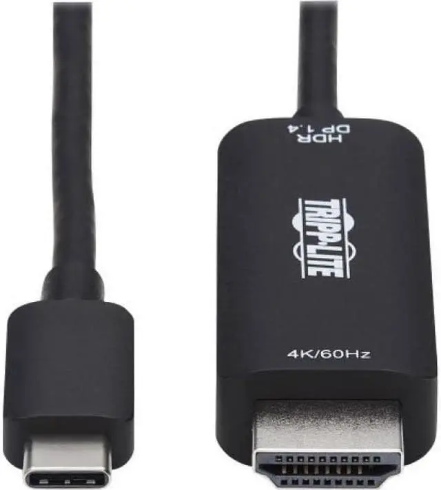 Alt view image 6 of 10 - Tripp Lite U444-006-Hdr4be Usb-C To Hdmi Adapter Cable M/M Black 6 Ft.