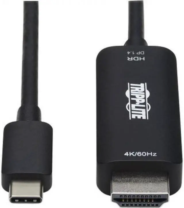 Alt view image 3 of 13 - Tripp Lite U444-003-Hdr4be Usb-C To Hdmi Adapter Cable M/M Black 3 Ft.