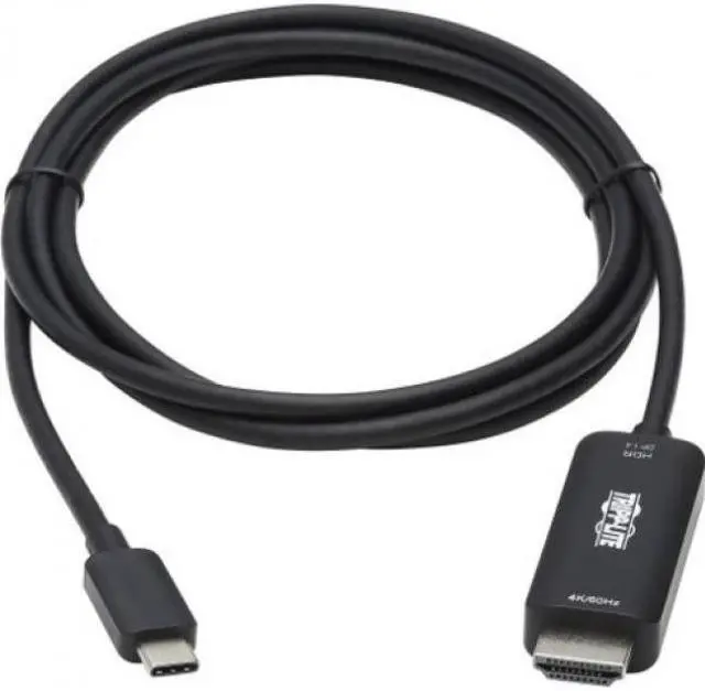 Alt view image 2 of 13 - Tripp Lite U444-003-Hdr4be Usb-C To Hdmi Adapter Cable M/M Black 3 Ft.
