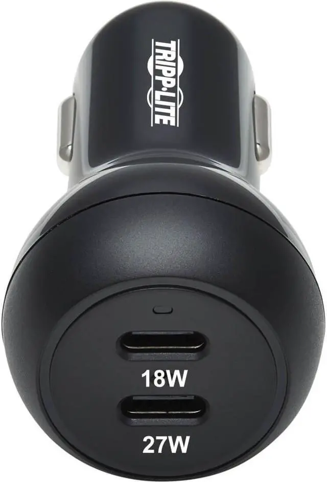Alt view image 3 of 20 - Tripp Lite USB Dual-Port Car Charger Black U280C0245W2B
