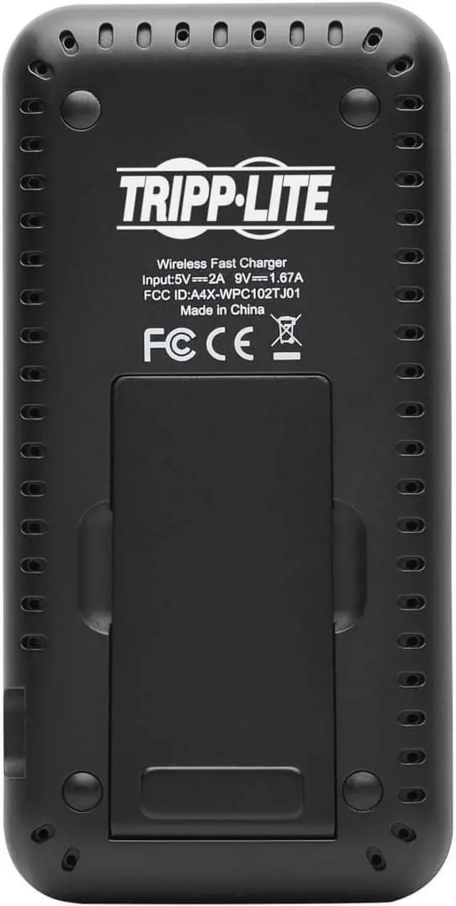 Alt view image 5 of 9 - Tripp Lite Wireless Charging Stand 10W Fast Charging Black