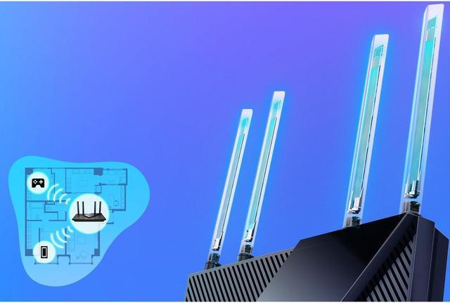 Alt view image 6 of 20 - TP-Link WiFi 6 Router AX1800 Smart WiFi Router (Archer AX21) - Dual Band Gigabit Router, Works with Alexa