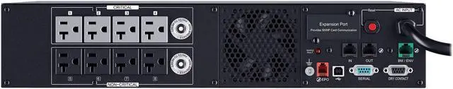 Alt view image 16 of 20 - CYBERPOWER SYSTEMS (USA), INC. PR2200RT2U SINE WAVE, 2U RACK/TOWER, 8 X NEMA 5-20R, NEMA L5-30P W/10FT CORD, USB, SERI