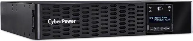 Alt view image 11 of 20 - CyberPower PR1500RTXL2UCN - UPS - 2U - line-interactive - 100/110/120/125 VAC - 1500Watt - 1500VA - USB, Serial, SNMP, Relay, Cloud, EPO - 8 NEMA 5-15R - Black