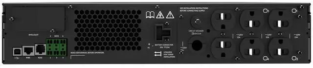 Alt view image 5 of 11 - Vertiv Liebert GXT5-750LVRT2UXL GXT5 UPS - 750VA/750W 120V | Online Rack Tower Energy Star - Double Conversion| 2U| Optional RDU101 Card| Color/Graphic LCD