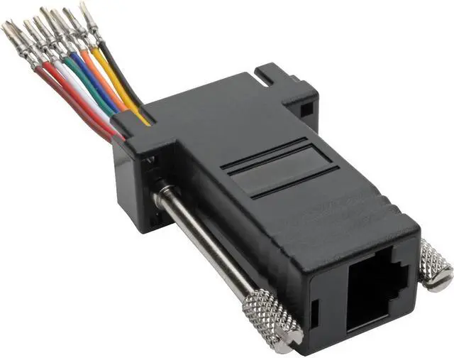 Alt view image 8 of 15 - Tripp Lite DB9 to RJ45 Modular Serial Adapter (F/F), RS-232, RS-422, RS-485 (P440-89FF)