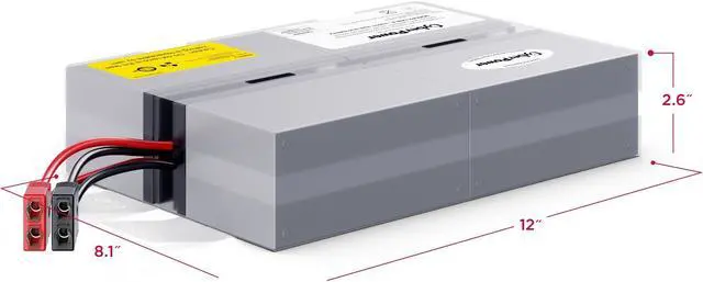 Alt view image 2 of 7 - CyberPower RB1290X4H UPS Replacement Battery Cartridge