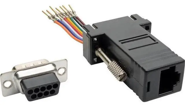 Alt view image 3 of 9 - Tripp Lite P440-89FM DB9 to RJ45 Modular Serial Adapter (M/F)