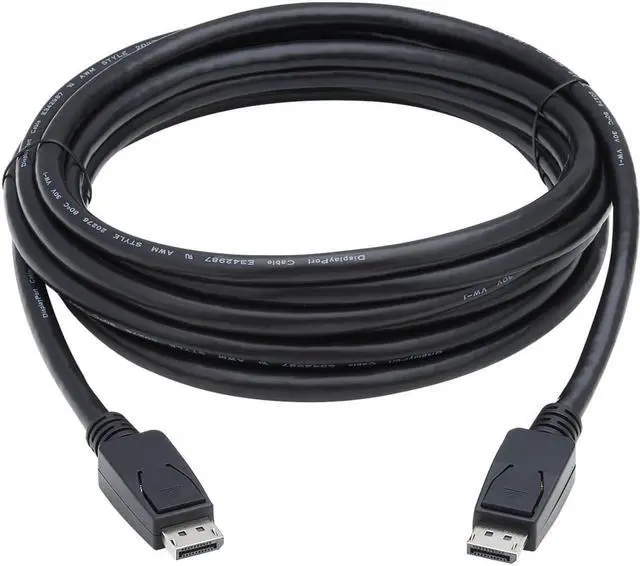 Alt view image 2 of 17 - Tripp Lite 15ft DisplayPort 1.4 Cable w/ Latching Connectors M/M Black P580015V4