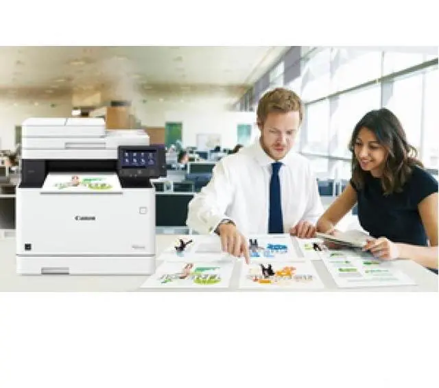 Alt view image 4 of 20 - Canon - 3101C011 - Canon imageCLASS MF740 MF743Cdw Wireless Laser Multifunction Printer - Color -
