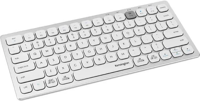 Alt view image 4 of 20 - Kensington K75504US Silver 2.4 GHz + Bluetooth Compact Keyboard