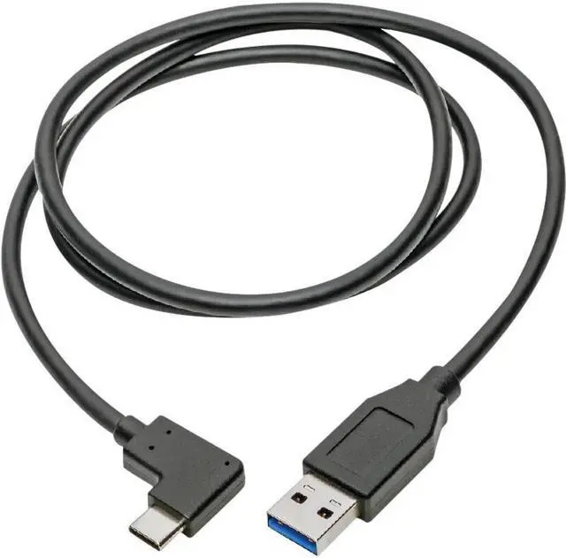 Alt view image 8 of 20 - TRIPP LITE U428-003-CRA USB C TO USB-A CABLE RIGHT ANGLE 3.1 5 GBPS USB TYPE C M/M 3FT