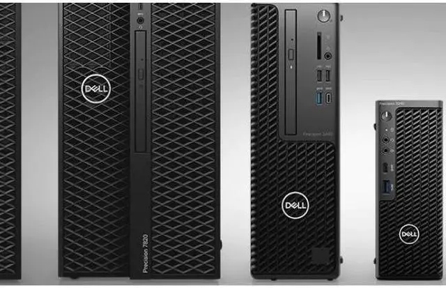 Alt view image 5 of 8 - DELL Desktop Computer Precision 3240 Compact 23H83 Intel Core i7-10700 16GB DDR4 512GB PCIe SSD Intel UHD Graphics 630 Windows 10 Pro 64-bit