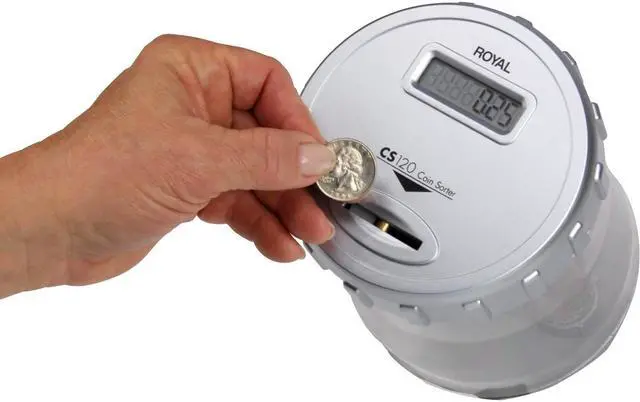 Alt view image 6 of 8 - Royal Cs120 Coin Sorter Silver