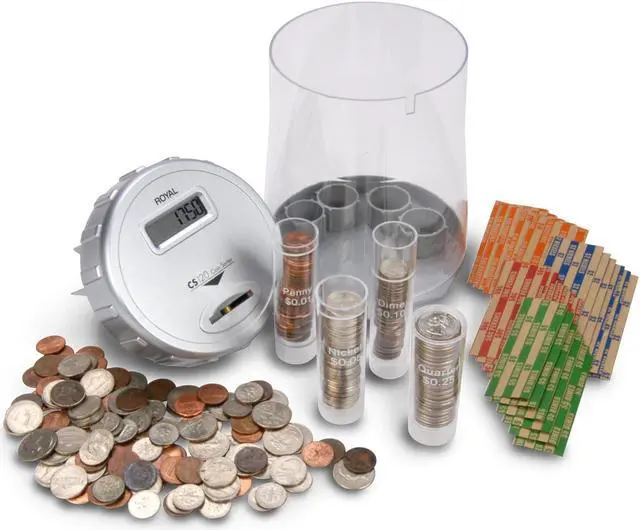 Alt view image 7 of 8 - Royal Cs120 Coin Sorter Silver