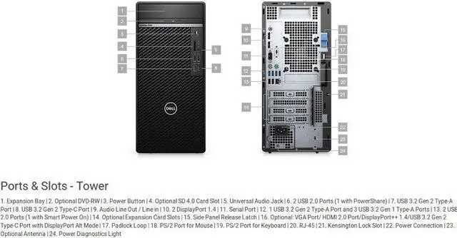 Alt view image 6 of 8 - OPTIPLEX 7080 MT I7 1010700