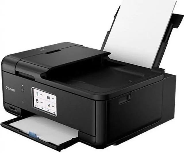 Alt view image 13 of 20 - Canon Pixma TR8620 Wireless All-In-One Inkjet Printer with Fax Black