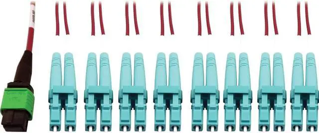 Alt view image 4 of 6 - Tripp Lite 5m 400G Multimode 50/125 OM4 Fiber Optic Cable, Magenta N846D05M16EMG