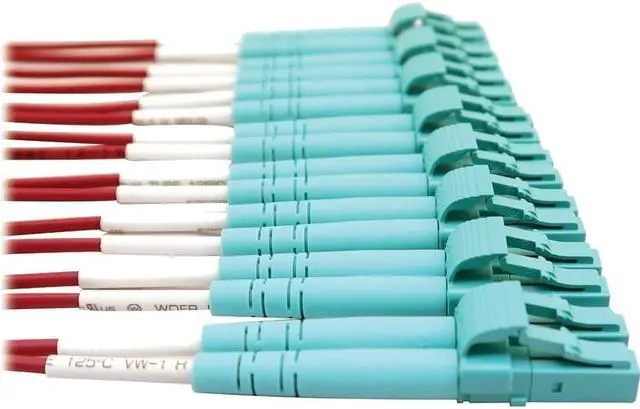 Alt view image 2 of 6 - Tripp Lite 5m 400G Multimode 50/125 OM4 Fiber Optic Cable, Magenta N846D05M16EMG