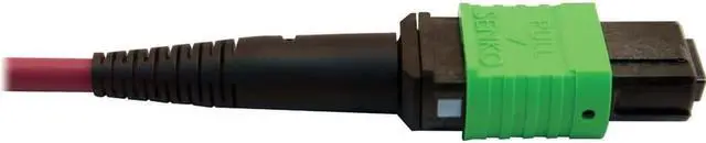 Alt view image 3 of 6 - Tripp Lite 5m 400G Multimode 50/125 OM4 Fiber Optic Cable, Magenta N846D05M16EMG